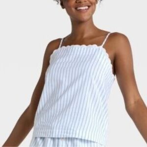 Auden Light Blue Striped Camisole